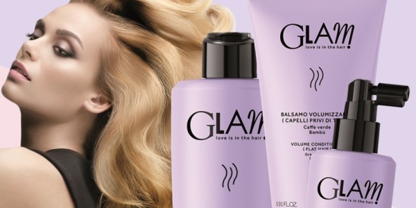 Objemová profesionální péče pro maximální objem vlasů GLAM Volume.