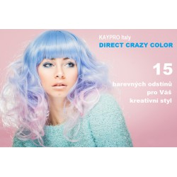 KAYPRO DIRECT CRAZY color / RED 100ml - intenzivní barva na vlasy bez použití oxidantu
