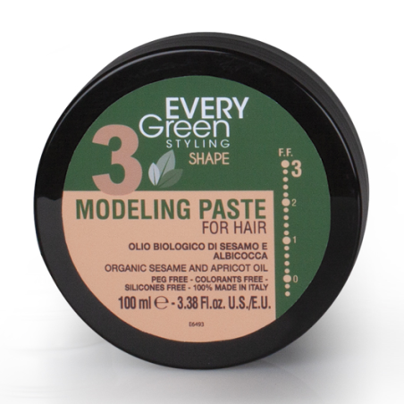 EveryGreen MODELING STYLING PASTE - modelační pasta na vlasy, silně fixační s obsahem sezamového a meruňkového oleje
