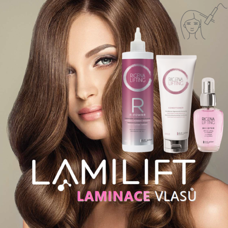 Laminační zažehlovací péče pro vlasy Rigena Lamilift