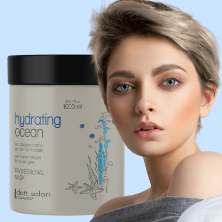 Hydratační kolagenová maska na suché vlasy Ocean Mask